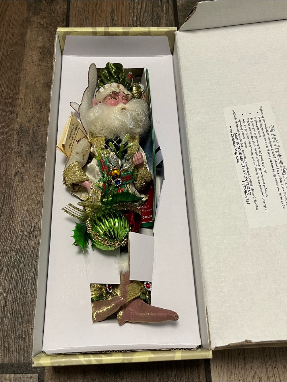 Mark Roberts Ornament Faury, NIB